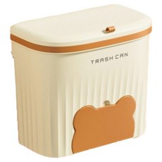 Signpost 小熊剪影廚房垃圾桶, 棕色