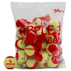 VictoryLap Apple 3 青少年練習球 36入, 紅色, 1個