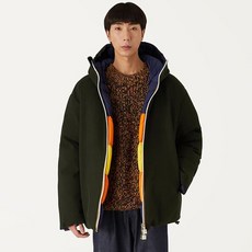 K-WAY R D Elua 雙層羊毛條紋外套 Y224EUDA52KW1