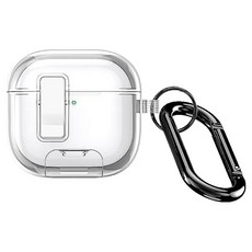 DUX DUCIS Apple AirPods Pro 2 冰晶支架保護套, 1個, 透明色