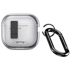 DUX DUCIS Apple AirPods Pro 2 冰晶支架保護套, 1個, 透灰色
