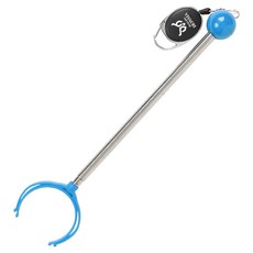 BUKURO HONMA 可折疊式3段4爪公園高爾夫球拾球器 B3FUAC02, 藍色, 1個