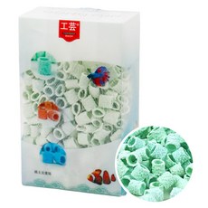 戶川 Mimine Aqua 矽藻土礦物環濾材 綠色, 2個