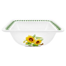 PORTmeIRION 波特玫琳恩 植物園方形沙拉碗 14cm x 14cm x 6cm, 1個, 隨機出貨