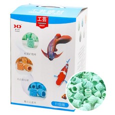 戶川 Mimine Aqua 矽藻土礦物環 大容量濾材 綠色, 1個