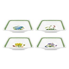 포트메리온 보타닉 가든 사각 샐러드 로우 볼 17cm, 랜덤발송, 4개