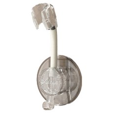 Hanbomnuri 可彎曲角度調節蓮蓬頭壁掛支架, 透明