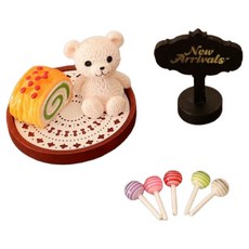 겜사 納骨塔裝飾茶點人偶套組 C, 1套, 混合顏色