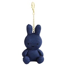 many A little Miffy 鑰匙圈, 1個, 丹寧, 11cm