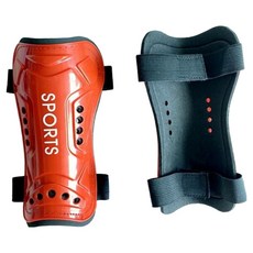 BAUON 足球護脛墊 2入, 紅色, 1個