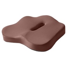 Trillionaire 簡潔甜甜圈坐墊, 棕色, 1個