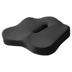 Trillionaire 簡潔甜甜圈坐墊, 黑色, 1個