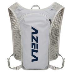 這對夫妻運動戶外網狀通風背心包, 1個, 灰色