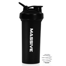 매시브 클래식 쉐이커 보틀, 블랙, 800ml, 1개
