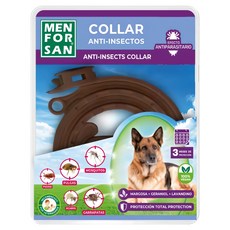 MEN FOR SAN 犬用天然驅蟲項圈 三配方, 1個, 棕色