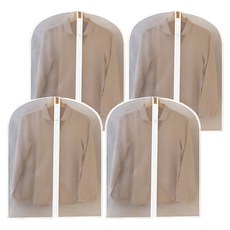 WE CHAMP 加厚衣物防塵套 拉鍊款 Z0051, 1個裝, 4個