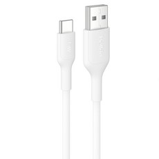 벨킨 A타입-C타입 15W 고속 충전 케이블 CAB021fq2MWH, 화이트, 1개, 2m