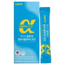 LACTIV Alpha-CD α-環狀糊精粉 14入, 42g, 1個