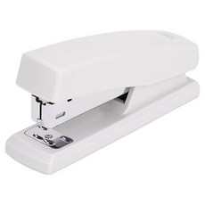 deLi 得力 簡約金屬辦公用33號釘書機, 1個, 白色