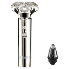 SAMSEA 360도 휴대용 2 in 1 전기 전동면도기, TXD-01, 실버