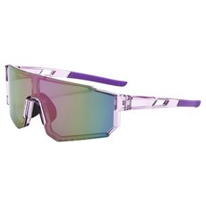 Pick&Home 寬版運動太陽眼鏡, 1個, 紫色鏡框紫色鏡片