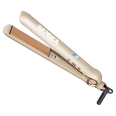 SAMSEA 陶瓷27段溫控C型捲波浪豐盈造型直髮夾, 米色, SQZ-01