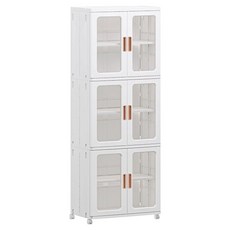 極美家居 240公升巨型收納箱 三層, 透明白