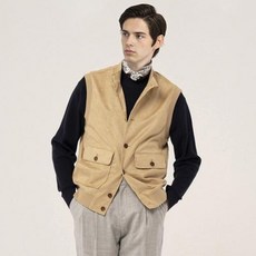 GARMENT GOLF 男士麂皮布勞森背心 GMJVC301