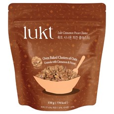 룩트 시나몬 피칸 클러스터 그래놀라, 150g, 1개