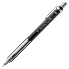 펜텔 PG-METAL 350 샤프 블랙, 1개, 0.5mm