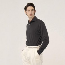 GARMENT GOLF 男士寬領長袖T恤 GMTLC303