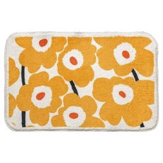 小碎花防滑地墊, 黃色