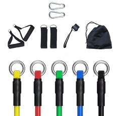 運動多功能彈力管帶 D 組, 1套, 混色