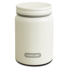 CHEFLINE 不鏽鋼SUS304食物罐, 1個, 白色, 450ml