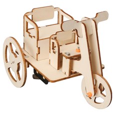 넥트론 과학실험 전기 세발자전거 DIY 만들기 교구 키트 세트 87 x 140 x 98 mm, 1세트