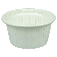 DesignPackage 圓形烘焙杯 50, 50個, 白色
