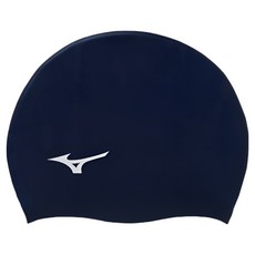 Mizuno 美津濃 矽膠泳帽 N2JWB050, 1個, 海軍藍