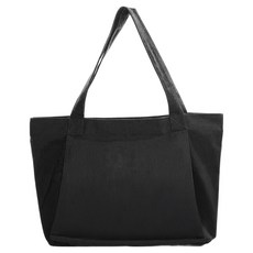 순잠 요가 필라테스 매트 전용 캔버스 토트백, 블랙, 1개