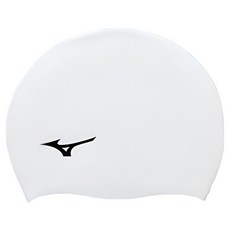 Mizuno 美津濃 矽膠泳帽 N2JWB050, 1個, 01 白色