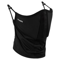 T YOUND 高爾夫運動網眼口罩, 黑色