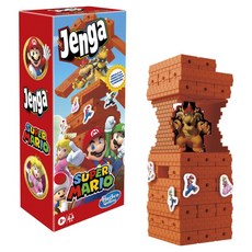 Hasbro Gaming 孩之寶遊戲 超級瑪利歐 疊疊樂 E9487, 1個, 混合顏色