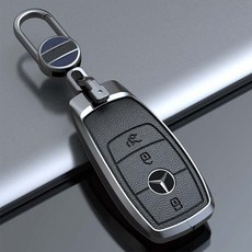 CRONICLE Maxline 賓士相容 雙層鑰匙殼 方形鑰匙款, CMAX-BEN3, 黑色