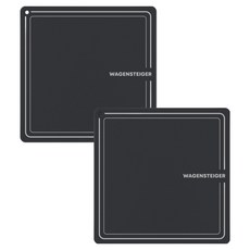 바겐슈타이거 플레티넘 실리콘 인덕션 보호매트 사각, 차콜, 2개