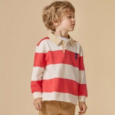 LAUGHINGCHILD 條紋Polo衫