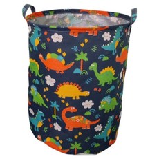 指標圖案布藝可愛設計洗衣籃, 恐龍公園
