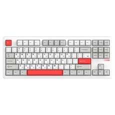 긱스타 가스켓 유무선 텐키리스 키보드 선셋 저소음, 화이트, GKG87, 제조사축