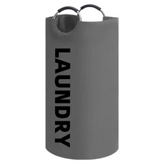 Signpost 附把手方便移動洗衣籃, 灰色