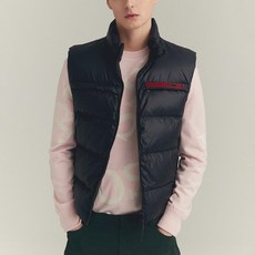 Gospheres 男款 LOGO 貼片羽絨背心 PM2WPV03