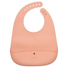 LocknLock 樂扣樂扣 兒童用 Little Luv 矽膠圍兜, 1個, 1入, 粉紅色