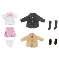 GOOD SMILE COMPANY 黏土娃 服裝套組 制服外套 Girl, 1套, 粉紅色